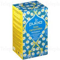 PUKKA Infusion Trois Camomilles Bio x20 Sachets