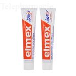 Dentifrice Junior pour enfants de 7 à 12 ans - 2 tubes de 75 ml
