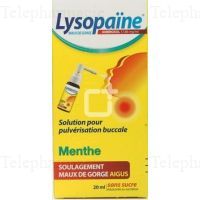 LYSOPAÏNE AMBROX 17,86mg/ml mx gorg Fl/20ml