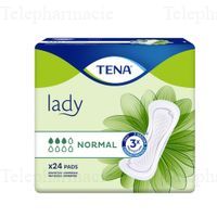 TENA Discreet - Serviettes hygiéniques normal x24