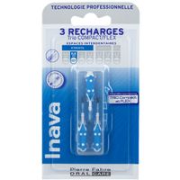 INAVA Brossettes espace interdentaire etroit 0.8mm bleu