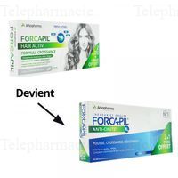 FORCAPIL ANTI-CHUTE Cpr 3Pilul/30