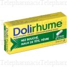 Dolirhume paracétamol et pseudoéphédrine 500 mg/30 mg Boîtes de 16 comprimés