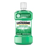 LISTERINE Bain de bouche protection dents et gencives Flacon 500ml