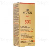NUXE SUN SPF50 Flde léger vis T/50ml