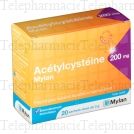 ACETYLCYSTEINE 200MG MYLAN SACH 20