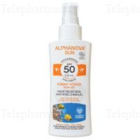 ALPHANOVA Sun Format voyage SPF50 visage et corps spray 90g