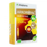 ARKOPHARMA Arkoroyal Gelée Royale Bio 20 ampoules