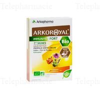 ARKOPHARMA Arkoroyal Immunité fort Bio 20 ampoules