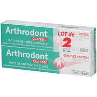 Arthrodont Classic pâte dentifrice gingivale 2 tubes x 75ml