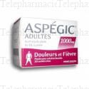 Aspégic adultes 1000 mg Boîte de 20 sachets-doses