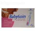 COOPER Sérum physiologique Babysoin unidoses 5 ml boite de 30