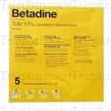 BETADINE TULLE 10 POUR CENT, pansement médicamenteux
