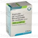 ALGINATE de sodium / bicarbonate de sodium 500mg / 262mg MYLAN suspension buvable 24 sachets de 10ml