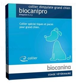 BIOCANINA Collier dimpylate 6,3g grand chien biocanipro