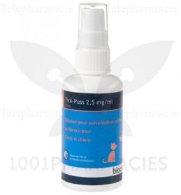 TickPuss 2,5 mg Chien et Chat Spray - 100 ml