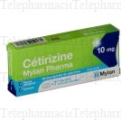 CETIRIZINE Mylan boîte de 7 comprimés pelliculés sécables