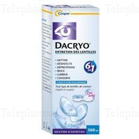 DACRYOLENS ENTRETIEN LENTILLE360ML