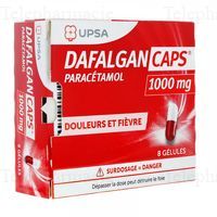 DAFALGANCAPS 1000MG x8 gélules