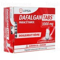 DAFALGANtabs 1000mg x8comprimés UPSA