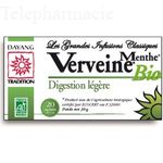 Verveine Menthe Bio Digestion légère 20 sachets