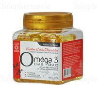 Oméga 3 / EPA 18 / DHA 12 système cardio vasculaire pilulier 180 capsules