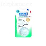 Sensation+ tétine plate col large 0-6 mois (pack 2 tétines)