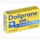 Doliprane 500 mg Boîte de 16 comprimés