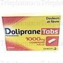 Doliprane Tabs 1000 mg Boîte de 8 comprimés