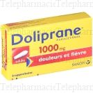 Doliprane adultes 1000 mg Boîte de 8 suppositoires