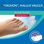 Écarteurs d'hallux valgus oignon à l'épithélium lot de 2