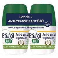 ETIAXIL Anti transpirant végétal noix de coco bio 48h