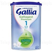 GALLIAGEST PREMIUM 1 LAIT 800G
