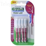 GUM Travler brossettes interdentaires n°1612 - 1.4mm x 4