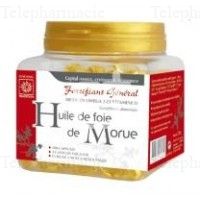 Huile de foie de morue pilulier 180 capsules