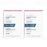 DUCRAY Ictyane pain surgras Lot de 2 x 100g