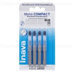 INAVA Brossettes interdentaires ISO7 très larges 2.6mm pack de 4