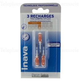 INAVA Brossette 3.5mm extra fine conique orange