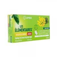 UPSA Les élémentaires Maux de gorge aigue x20 pastilles