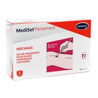 MEDISET PANSEMENT Méchage Set de pansement pour plaies chroniques cavitaires