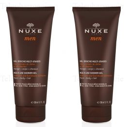 NUXE Men gel douche multi-usages Lot de 2 tubes 200ml