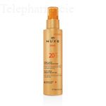 NUXE Sun spray lacté visage corps SPF20 150ml