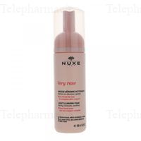 NUXE Very rose mousse aérienne nettoyante aux pétales de rose flacon 150ml