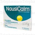 Nausicalm adultes 50 mg Boîte de 14 gélules