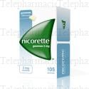 NICORETTE 2 mg sans sucre Boîte de 105 gommes