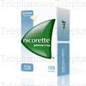 Nicorette 4 mg sans sucre Boîte de 105 gommes