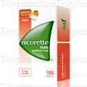 NICORETTE Fruits 2 mg sans sucre Boîte de 105 gommes