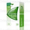 NICORETTE Menthe fraîche 2 mg sans sucre Boîte de 105 gommes