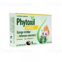 PHYTOXIL gorge irritée et défenses naturelles x20 pastilles