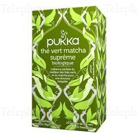 PUKKA Thé vert matcha suprême x20